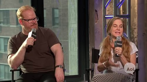 Jim Gaffigan and Jeannie Gaffigan on "The Gaffigan Show"