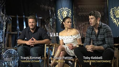 Ben Schnetzer, Rob Krazinsky, Paula Patton, Travis Fimmel, Toby Kebbell, and director Duncan Jones debate who are superior: the humans in the Alliance or the Orcs in the Horde.