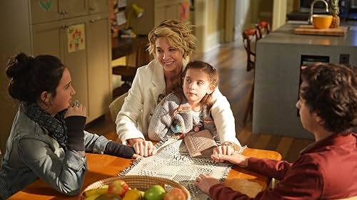 Jenna Elfman, Nicholas Coombe, Matreya Scarrwener, and Erica Tremblay in Imaginary Mary (2017)