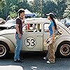 Lindsay Lohan, Justin Long, and Herbie in Herbie: Fully Loaded (2005)