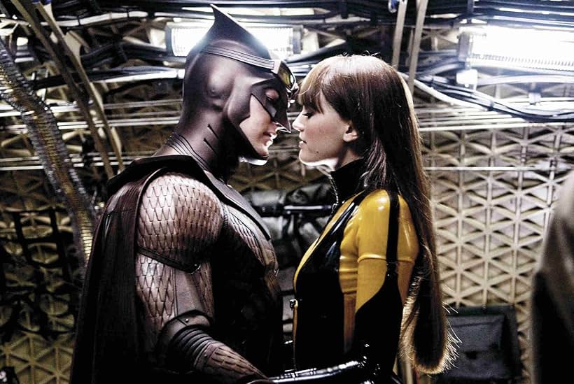 Malin Akerman and Patrick Wilson in Watchmen (2009)