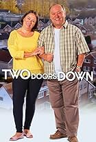 Alex Norton and Arabella Weir in Two Doors Down (2016)