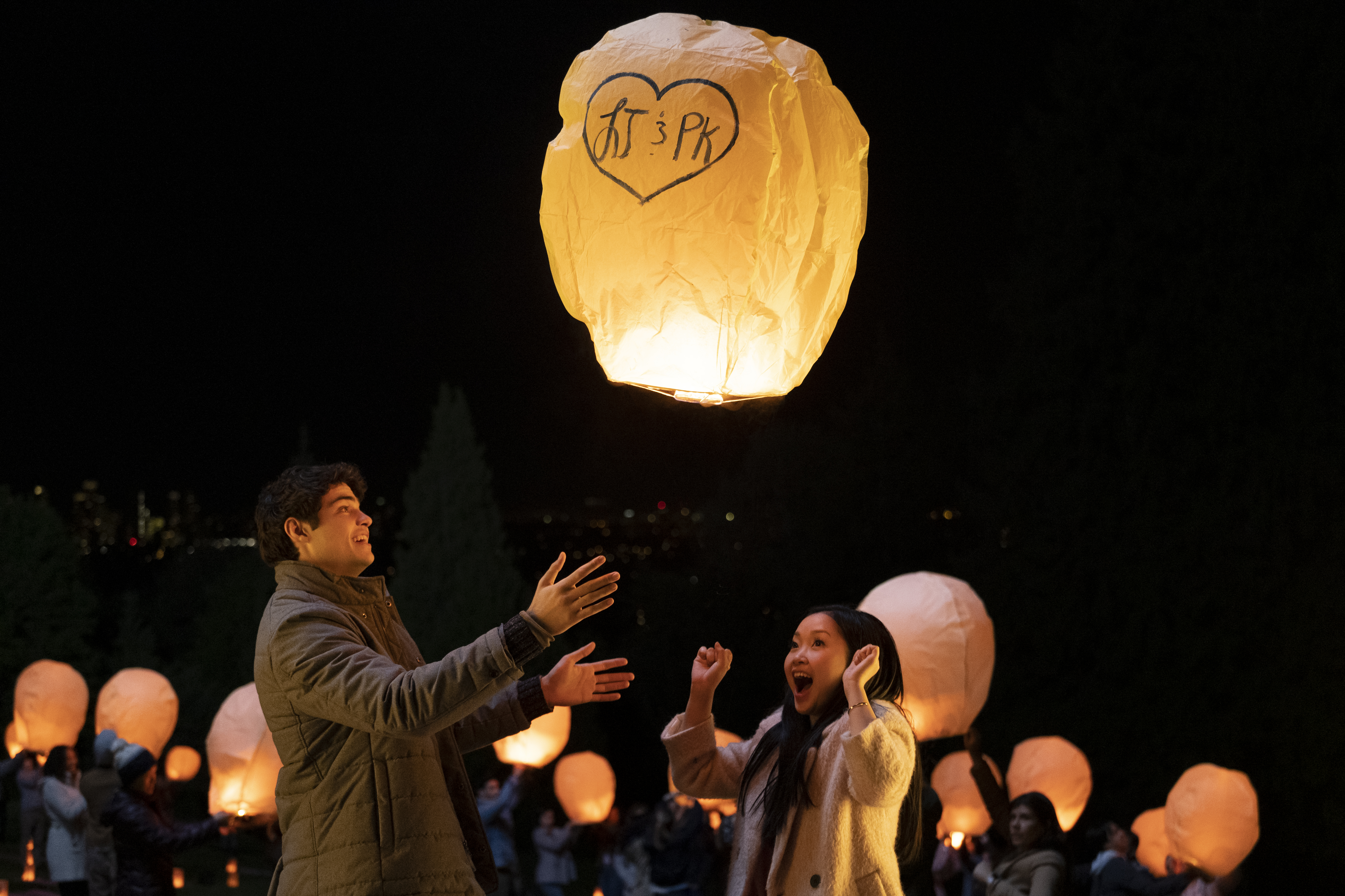 Noah Centineo and Lana Condor in To All the Boys: P.S. I Still Love You (2020)