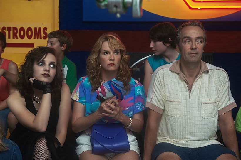 Lea Thompson, John Hannah, and Helena May Seabrook in Ping Pong Summer (2014)