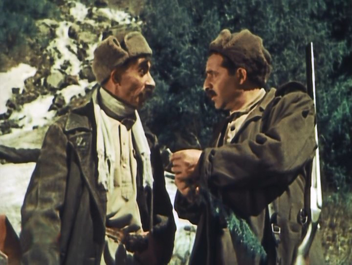 Ashot Nersisyan and G. Khazhakyan in Plenniki Barsova ushchelya (1957)