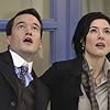 Jaime Murray and Gareth David-Lloyd in Warehouse 13 (2009)