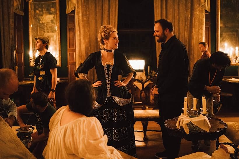 Yorgos Lanthimos and Emma Stone in The Favourite (2018)