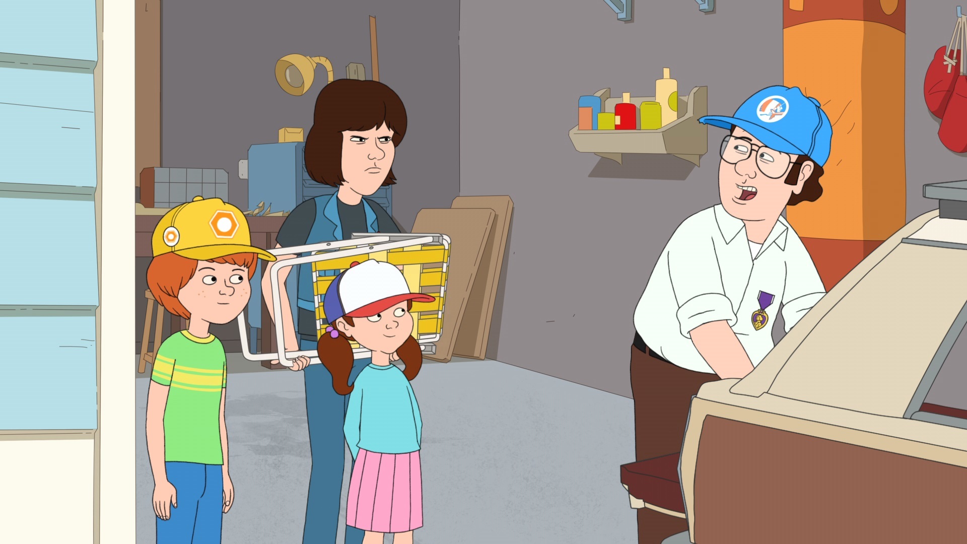 Bill Burr, Debi Derryberry, Justin Long, and Haley Reinhart in F Is for Family (2015)