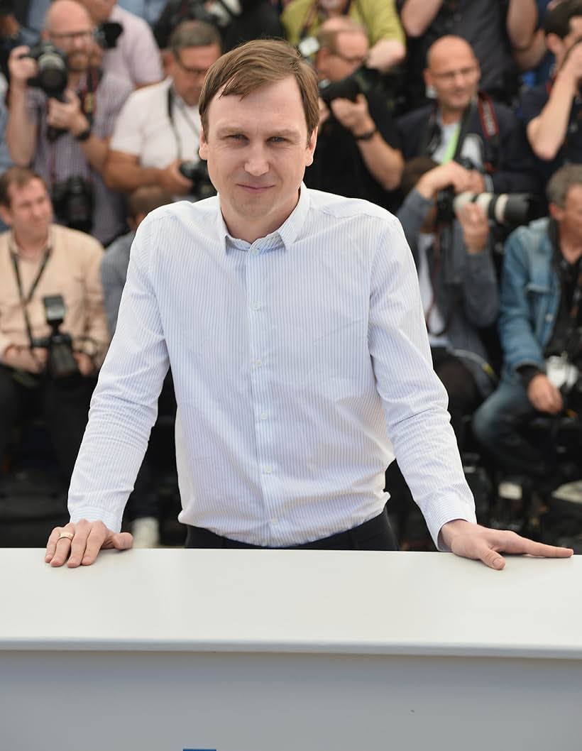 Lars Eidinger at an event for Clouds of Sils Maria (2014)