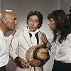 Jane Birkin, Yul Brynner, and Serge Gainsbourg in Romansa konjokradice (1971)