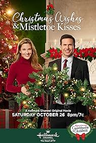 Matthew Davis and Jill Wagner in Christmas Wishes and Mistletoe Kisses (2019)