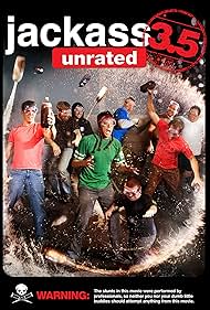 Jason 'Wee Man' Acuña, Ryan Dunn, Dave England, Johnny Knoxville, Bam Margera, Ehren McGhehey, Chris Pontius, Steve-O, and Preston Lacy in Jackass 3.5 (2011)