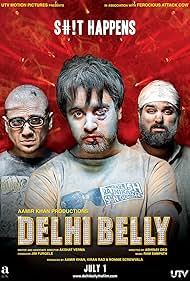 Imran Khan, Vir Das, and Kunaal Roy Kapur in Delhi Belly (2011)