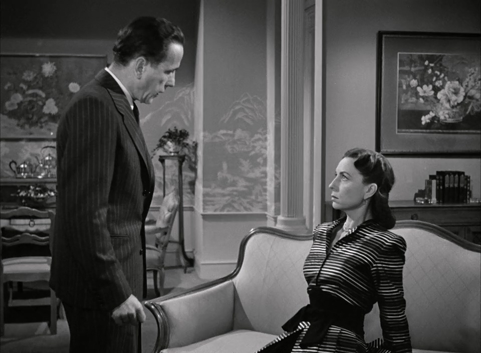 Humphrey Bogart and Agnes Moorehead in Dark Passage (1947)