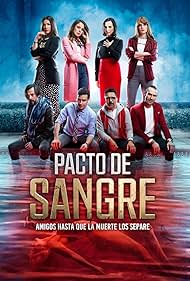 Néstor Cantillana, Álvaro Espinoza, Blanca Lewin, Pablo Macaya, Pablo Cerda, Loreto Aravena, Ignacia Baeza, and Josefina Montané in Pacto de Sangre (2018)