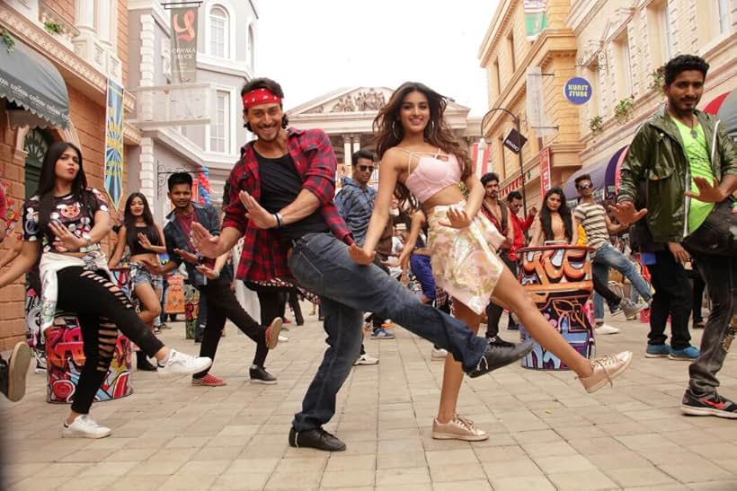 Tiger Shroff and Nidhhi Agerwal in Munna Michael (2017)