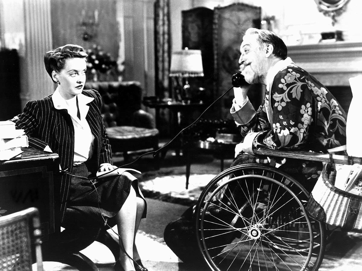 Bette Davis and Monty Woolley in The Man Who Came to Dinner (1941)