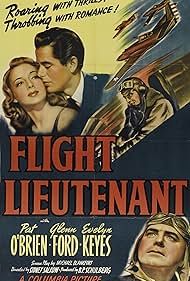 Glenn Ford, Pat O'Brien, and Evelyn Keyes in Flight Lieutenant (1942)