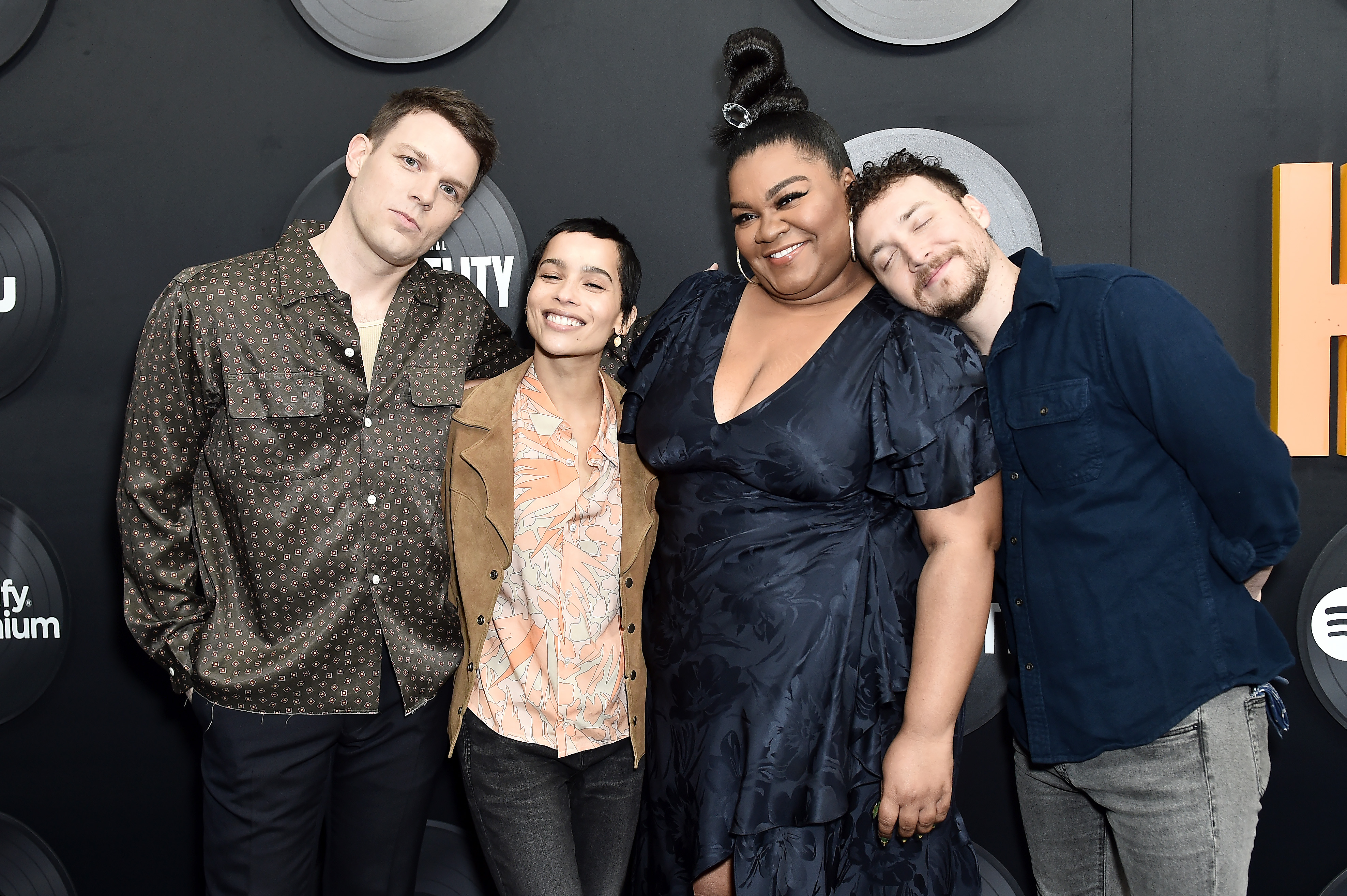 Zoë Kravitz, David H. Holmes, Jake Lacy, and Da'Vine Joy Randolph at an event for High Fidelity (2020)