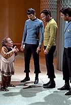 Leonard Nimoy, William Shatner, DeForest Kelley, and Michael Dunn in Star Trek (1966)