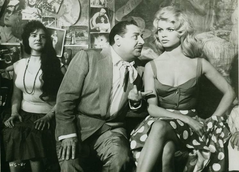 Brigitte Bardot and Darío Moreno in The Female (1958)