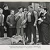 Benny Bartlett, William 'Billy' Benedict, David Gorcey, Eddie Gribbon, Huntz Hall, Martin Kosleck, Gene Roth, and Hans Schumm in Smugglers' Cove (1948)