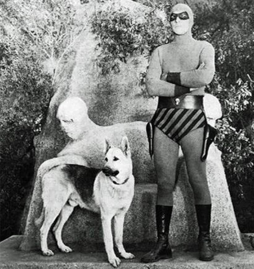 Tom Tyler and Ace the Wonder Dog in The Phantom (1943)