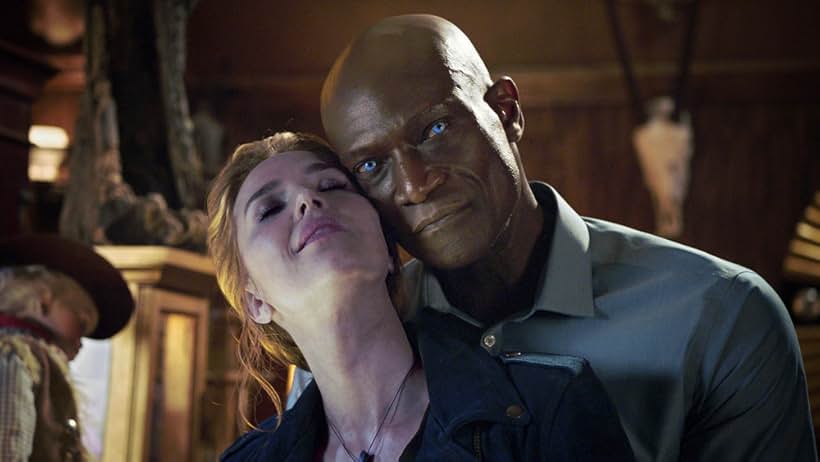 Arielle Kebbel and Peter Mensah in Midnight, Texas (2017)