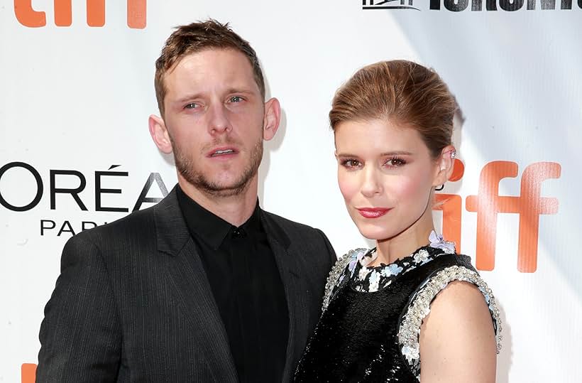 Jamie Bell and Kate Mara at an event for Chappaquiddick (2017)