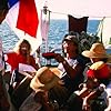 Harrison Ford, Helen Mirren, Hilary Gordon, Rebecca Gordon, Andre Gregory, and Jadrien Steele in The Mosquito Coast (1986)