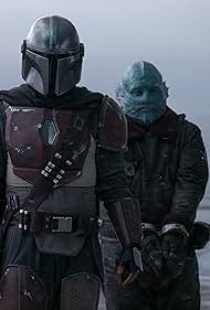 Pedro Pascal, Horatio Sanz, and Brendan Wayne in The Mandalorian (2019)