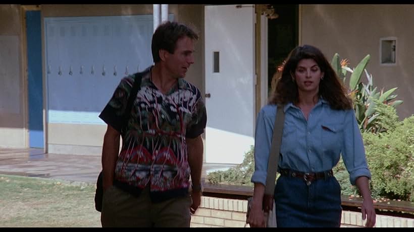 Kirstie Alley and Mark Harmon in Summer School (1987)