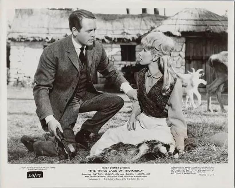 Patrick McGoohan and Susan Hampshire in The Three Lives of Thomasina (1963)