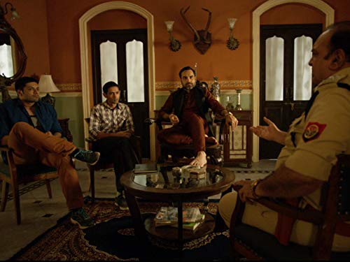 Pankaj Tripathi, Ali Fazal, Shahnawaz Pradhan, and Vikrant Massey in Mirzapur (2018)