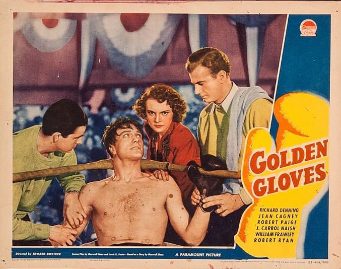 Jeanne Cagney, Richard Denning, and Robert Paige in Golden Gloves (1940)