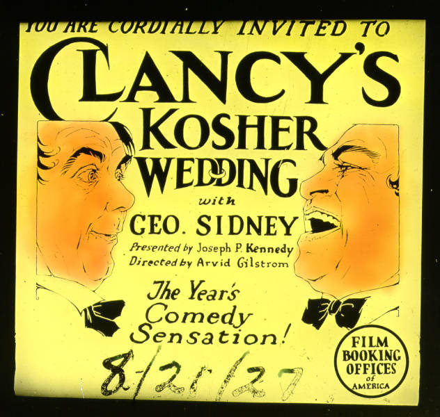 Will Armstrong and George Sidney in Clancy's Kosher Wedding (1927)