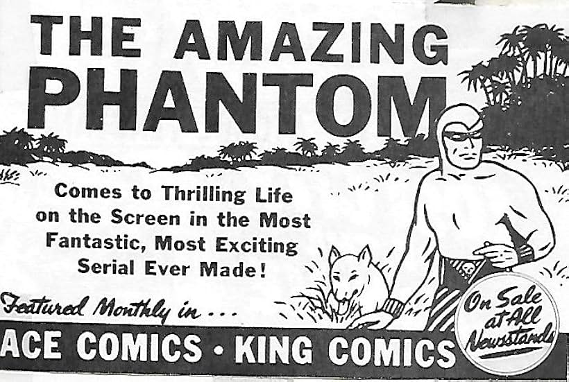 Tom Tyler and Ace the Wonder Dog in The Phantom (1943)