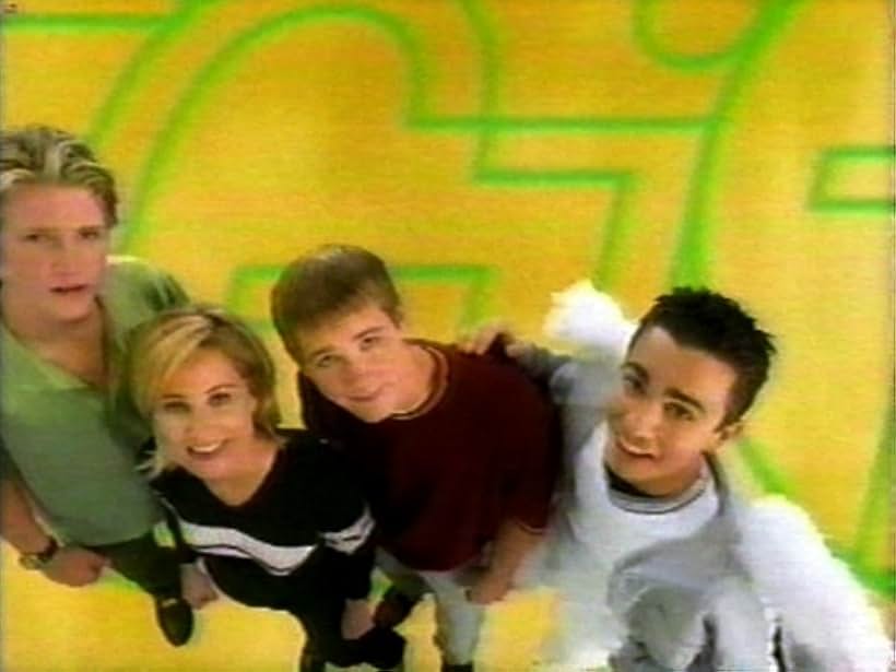 Corbin Allred, Jordan Brower, Mike Damus, and Maureen McCormick in Teen Angel (1997)