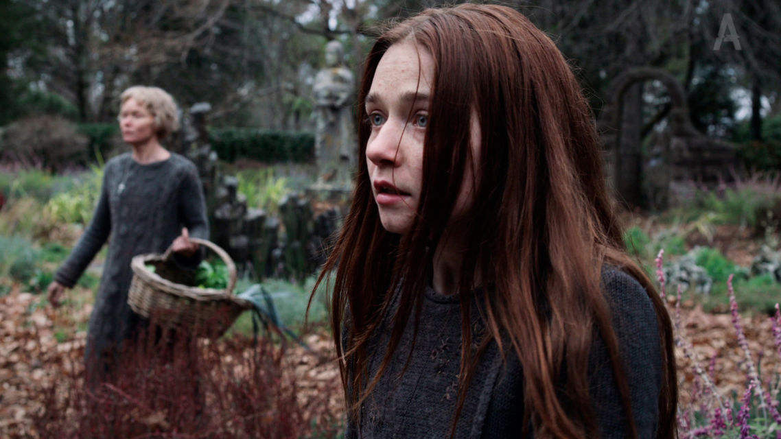 Essie Davis and Jessica Barden in Lambs of God (2019)