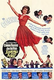 George Hamilton, Jim Hutton, Johnny Carson, Joby Baker, Connie Francis, Yvette Mimieux, Susan Oliver, Paula Prentiss, Danny Thomas, and Jesse White in Looking for Love (1964)