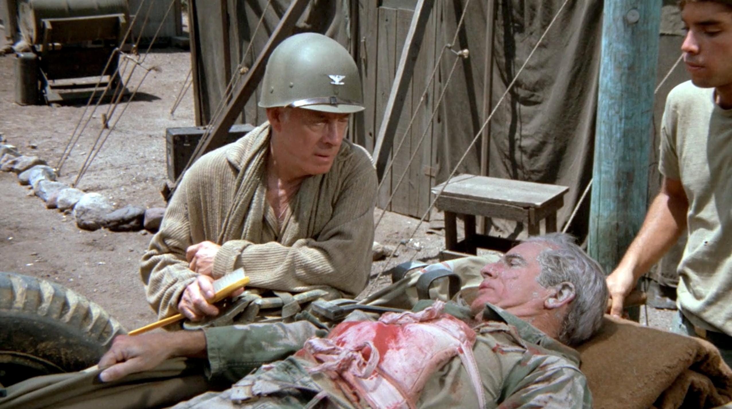 Harry Morgan and Tim O'Connor in M*A*S*H (1972)