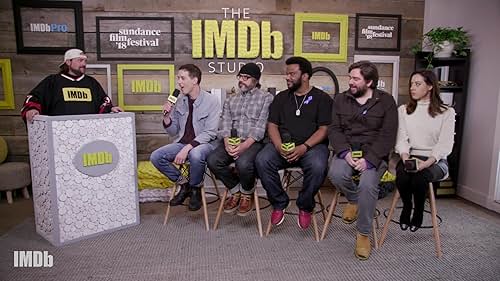 From the IMDb Studio at Sundance, Kevin Smith tries his best to pry information from director Jim Hosking and stars Jemaine Clement, Craig Robinson, Matt Berry, and Aubrey Plaza about their ensemble comedy.