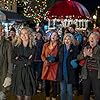 Yan-Kay Crystal Lowe, Keith MacKechnie, Michele Scarabelli, Rachel Skarsten, and Trevor Donovan in Marry Me at Christmas (2017)