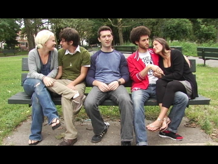 Patrick Cohen, Seth Kirschner, Evan Bass, Summer Hagen, and Johanna Igel in We Need Girlfriends (2006)