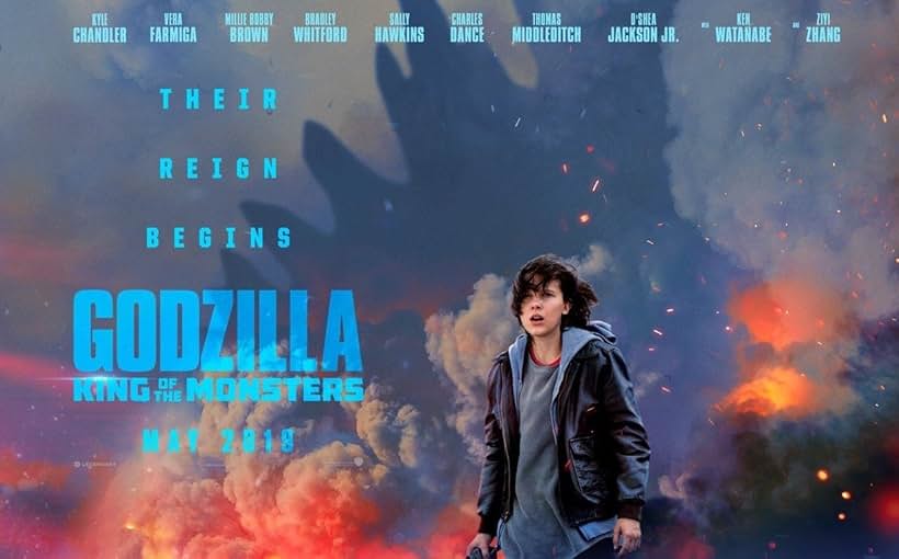 Charles Dance, Kyle Chandler, Vera Farmiga, Ken Watanabe, Bradley Whitford, Ziyi Zhang, Sally Hawkins, Thomas Middleditch, Millie Bobby Brown, and O'Shea Jackson Jr. in Godzilla: King of the Monsters (2019)