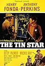 Henry Fonda, Anthony Perkins, Neville Brand, and Michel Ray in The Tin Star (1957)