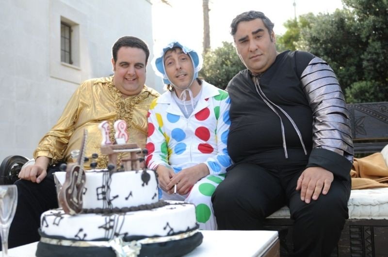 Massimo Ceccherini, Lallo Circosta, and Antonio Fiorillo in La mia mamma suona il rock (2013)