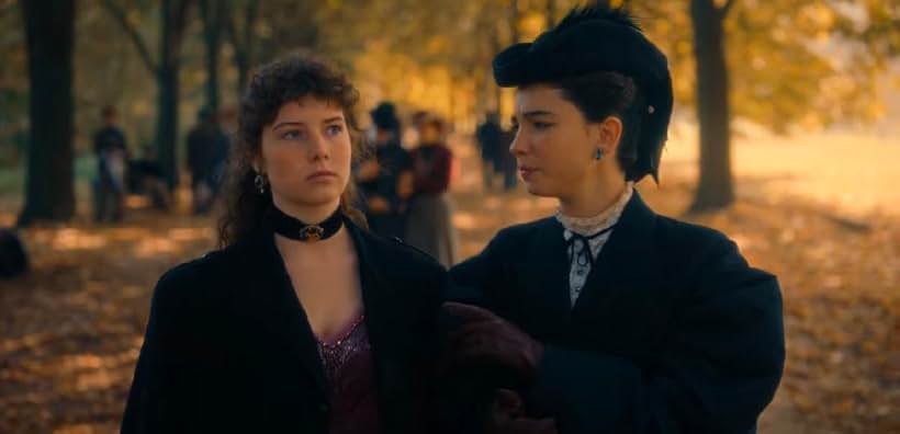 Sinéad Thornhill and Matilda De Angelis in The Law According to Lidia Poët (2023)