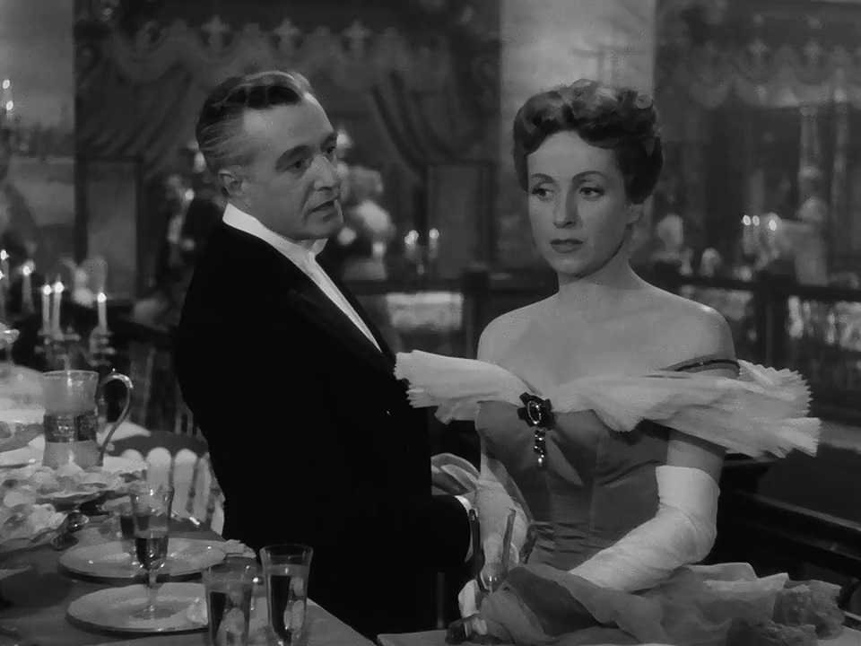 Vittorio De Sica and Danielle Darrieux in The Earrings of Madame De... (1953)