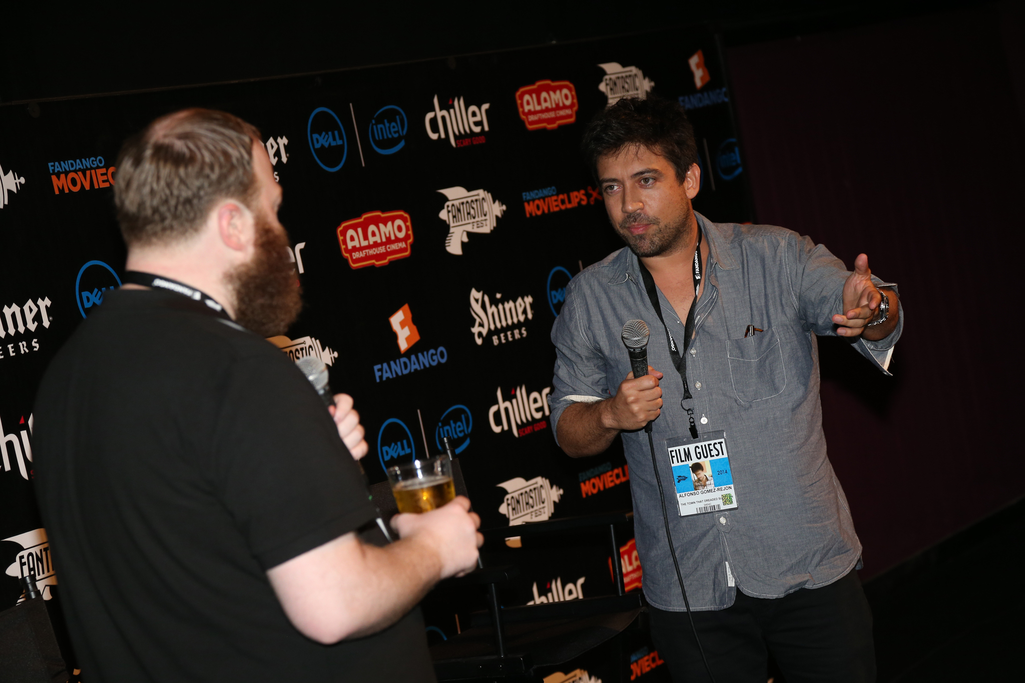 Alfonso Gomez-Rejon at an event for The Town That Dreaded Sundown (2014)